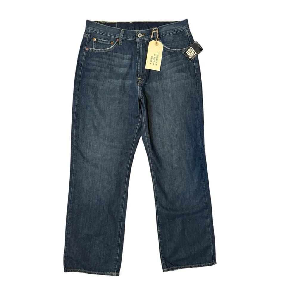 Lucky Brand NEW 181 Bootleg Jeans Men’s 32 x 30 Short Inseam 100% Cotton Denim